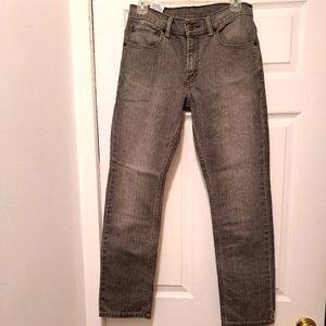 Levi's 511 jeans in gray/black wash